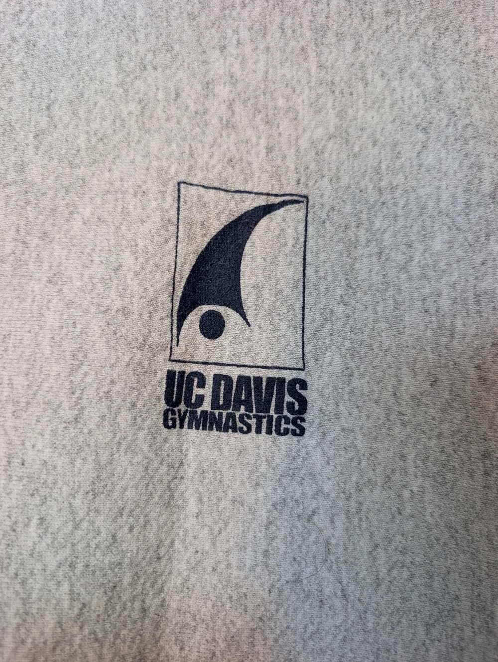Vintage UC Davis Gymnastics Sweatshirt; Lee Gray Crewneck Sweatshirt - Picture 7 of 9